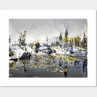 Autumn Lake Posters and Art
